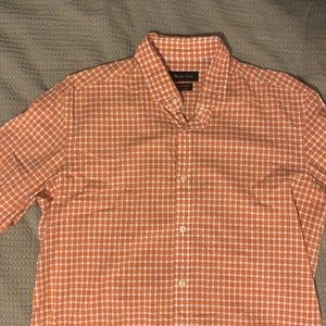 Orange Button Down